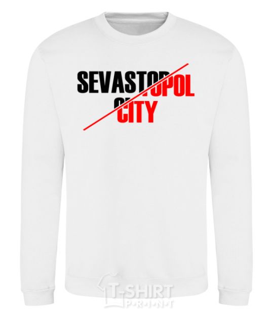 Sweatshirt Sevastopol city White фото