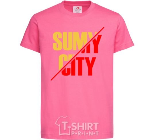 Детская футболка Sumy city Ярко-розовый фото