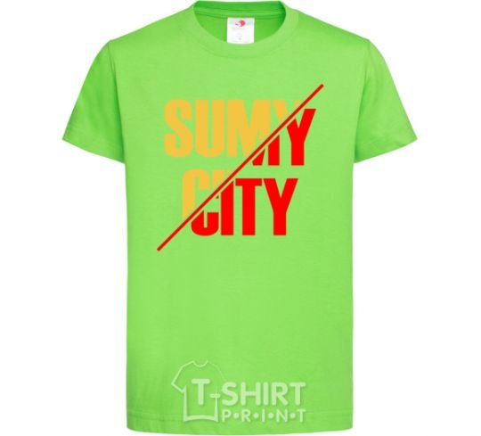 Детская футболка Sumy city Лаймовый фото
