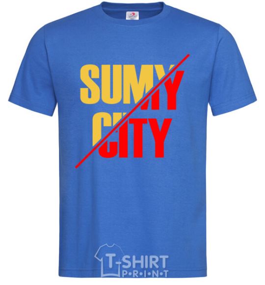 Men's T-Shirt Sumy city royal-blue фото