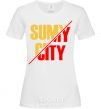 Women's T-shirt Sumy city White фото
