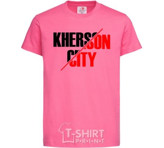 Kids T-shirt Kherson city heliconia фото