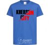 Kids T-shirt Kherson city royal-blue фото