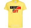 Kids T-shirt Kherson city cornsilk фото