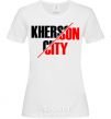 Женская футболка Kherson city Белый фото