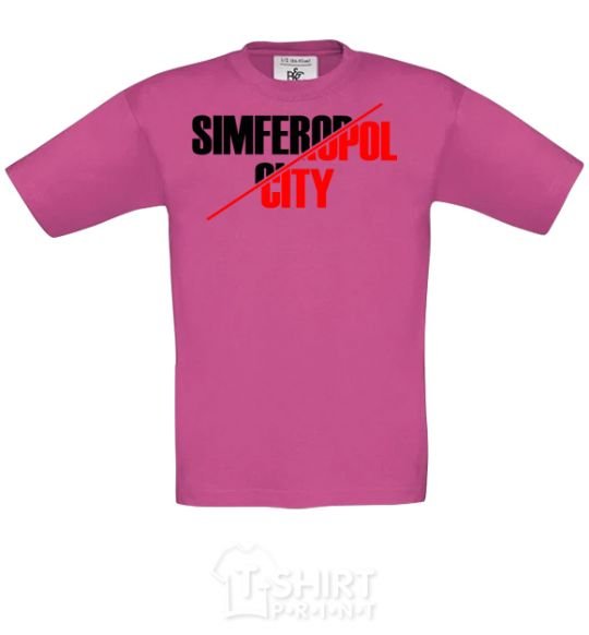 Kids T-shirt Simferopol city heliconia фото