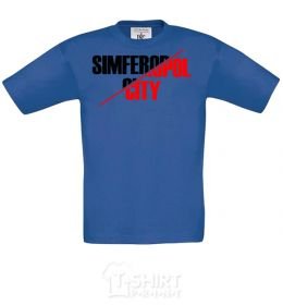 Kids T-shirt Simferopol Vintage Co royal-blue фото