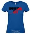 Women's T-shirt Simferopol city royal-blue фото