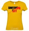Women's T-shirt Simferopol city cornsilk фото