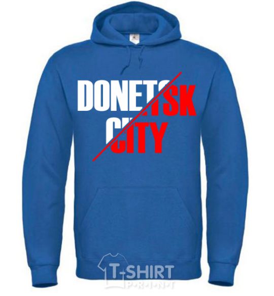 Men`s hoodie Donetsk city royal фото