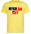 Men's T-Shirt Mykolaiv city cornsilk фото