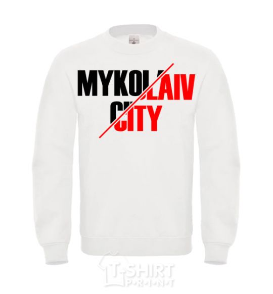 Sweatshirt Mykolaiv city White фото