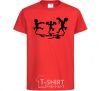 Kids T-shirt A zombie uprising red фото