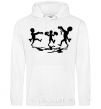 Men`s hoodie A zombie uprising White фото