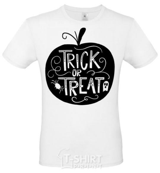 Men's T-Shirt Trick or treat pumpkin White фото