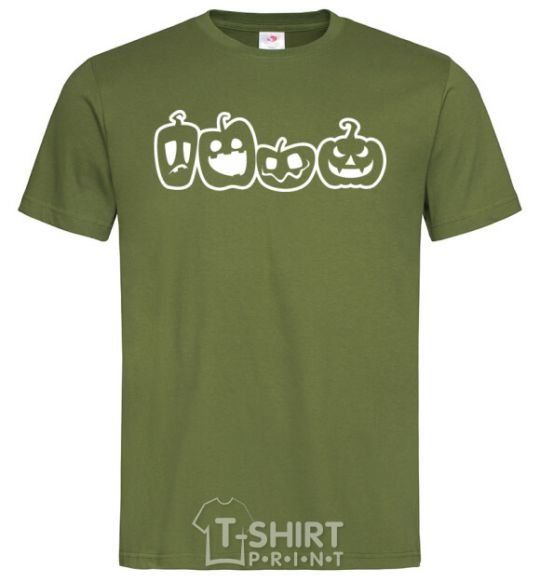Men's T-Shirt Pumpkins millennial-khaki фото