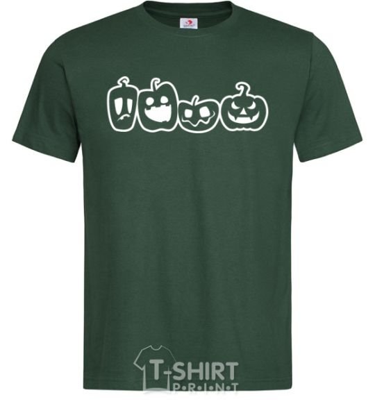 Men's T-Shirt Pumpkins bottle-green фото