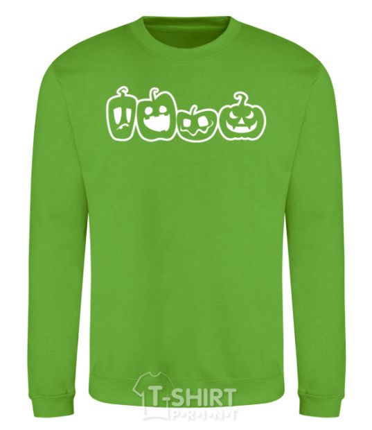 Sweatshirt Pumpkins orchid-green фото