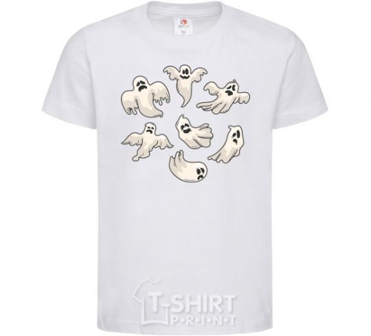 Kids T-shirt Ghosts White фото