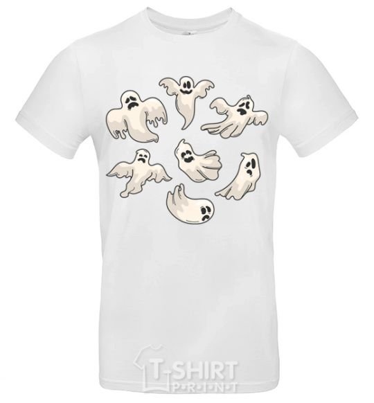 Men's T-Shirt Ghosts White фото