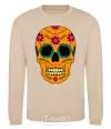 Sweatshirt Orange skull sand фото