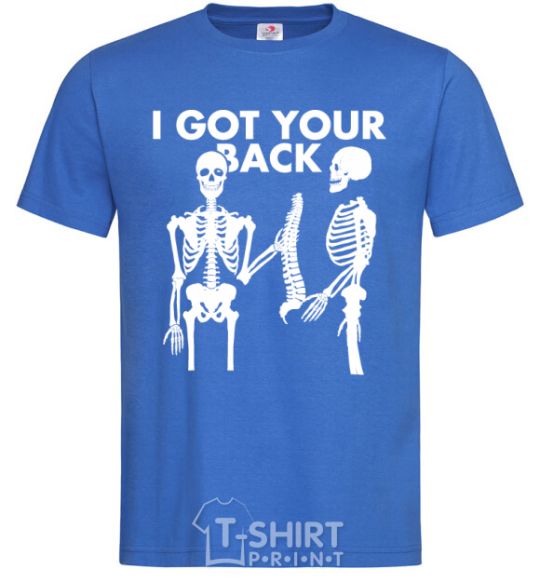 Men's T-Shirt I got your back royal-blue фото