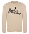 Sweatshirt Skeleton chilling sand фото