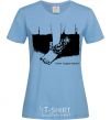 Women's T-shirt Have happy dreams sky-blue фото