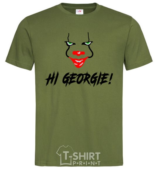 Men's T-Shirt Hi, Georgie! millennial-khaki фото