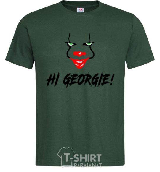 Men's T-Shirt Hi, Georgie! bottle-green фото