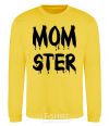 Sweatshirt Momster yellow фото