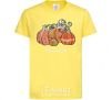 Детская футболка Тыковки четыре Лимонный фото