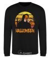 Sweatshirt Human pumpkin black фото