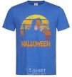 Men's T-Shirt Human pumpkin royal-blue фото