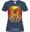 Women's T-shirt A lousy pumpkin navy-blue фото