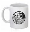 Ceramic mug Skeleton beachcomber White фото