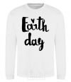 Sweatshirt Earth Day White фото