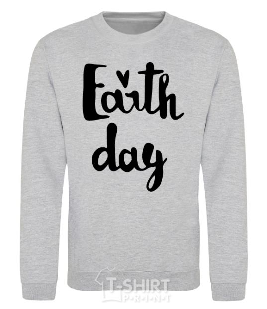 Sweatshirt Earth Day sport-grey фото