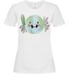 Women's T-shirt Fun Earth Daу White фото