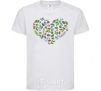 Детская футболка Earth day heart Белый фото