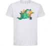 Kids T-shirt Happy Earth Day V.1 White фото