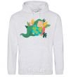 Men`s hoodie Happy Earth Day V.1 sport-grey фото