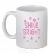 Ceramic mug Shine bright winter White фото