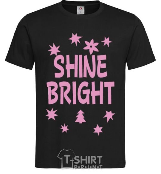 Men's T-Shirt Shine bright winter black фото