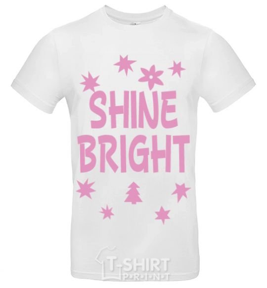 Men's T-Shirt Shine bright winter White фото