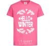 Kids T-shirt Hello winter heliconia фото