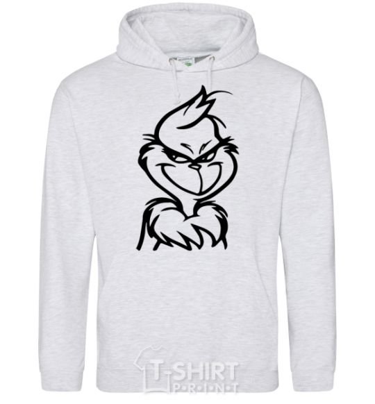 Men`s hoodie The Christmas kidnapper sport-grey фото