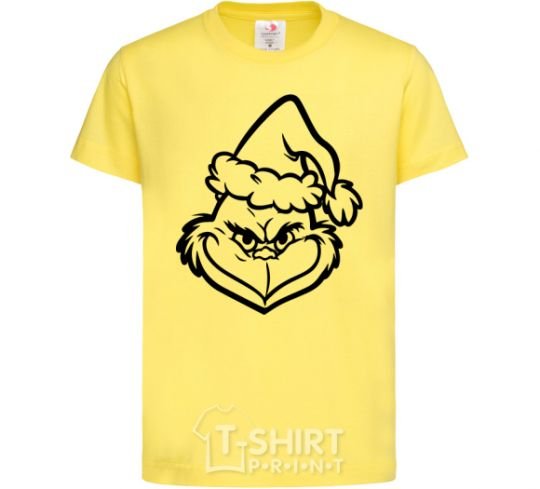 Детская футболка Похититель Рождества в шапочке Лимонный фото