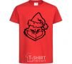 Kids T-shirt The Christmas caped kidnapper red фото
