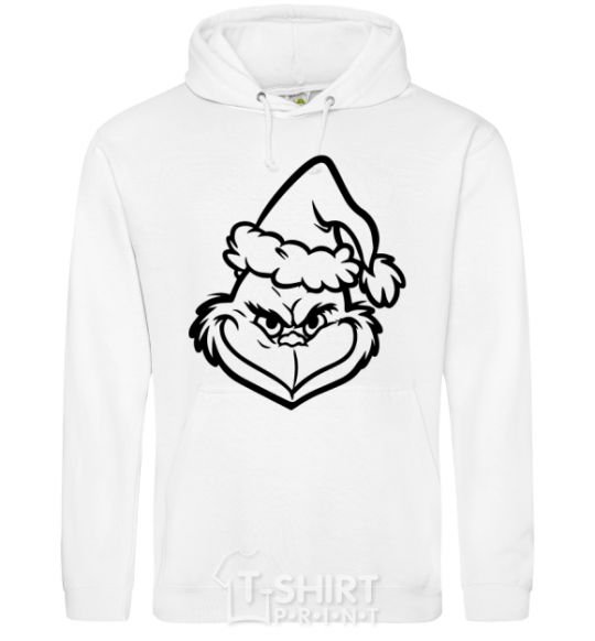 Men`s hoodie The Christmas caped kidnapper White фото